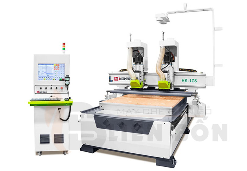 Máy chế biến gỗ CNC 2 đầu tự động HK-1ZS